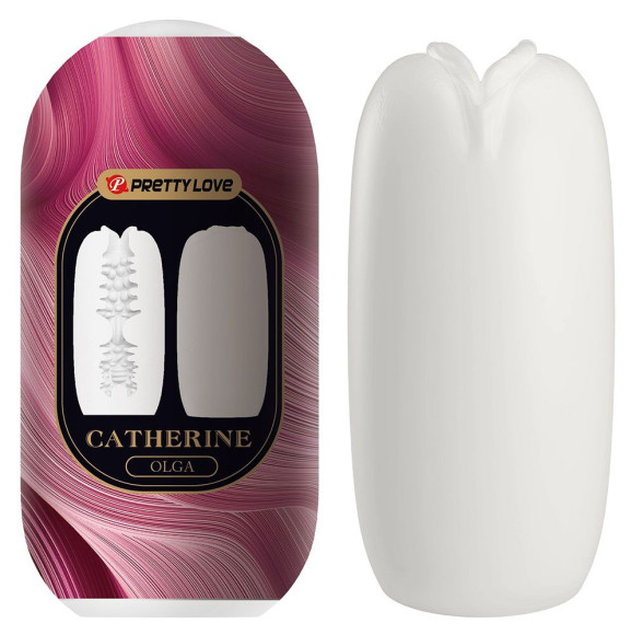 Белый мастурбатор-вагина Olga