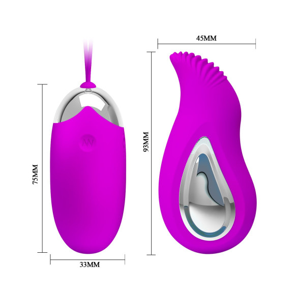 Виброяйцо Eden с вибрирующим пультом ДУ Виброяйцо Eden с вибрирующим пультом ДУ
