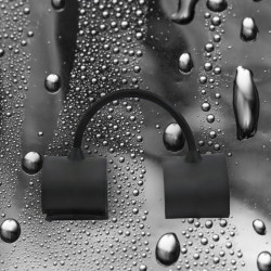 Чёрные силиконовые наручники Silicone Submissions Wrist Cuffs Чёрные силиконовые наручники Silicone Submissions Wrist Cuffs