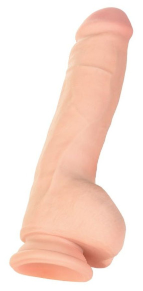 Телесный реалистичный вибратор-ротатор Ulric - 24 см. Телесный реалистичный вибратор-ротатор Ulric - 24 см.