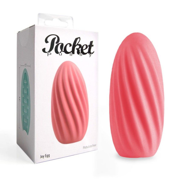 Красный мастурбатор-яйцо Joy Egg Красный мастурбатор-яйцо Joy Egg