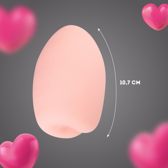 Мастурбатор-анус в футляре-яйце Мастурбатор-анус в футляре-яйце