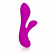 Перезаряжаемый фиолетовый вибромассажер Vr3 - 16,5 см. Перезаряжаемый фиолетовый вибромассажер Vr3 - 16,5 см.