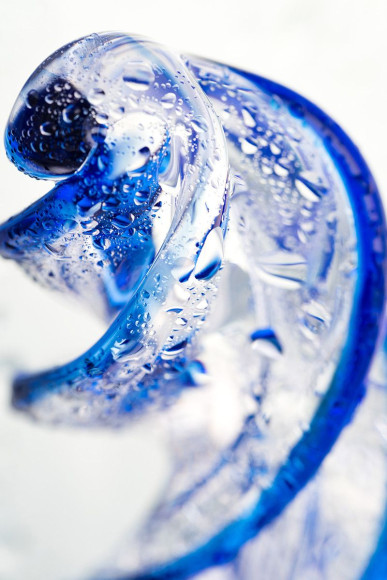 Прозрачный спиралевидный стимулятор из стекла - 18,5 см. Прозрачный спиралевидный стимулятор из стекла - 18,5 см.