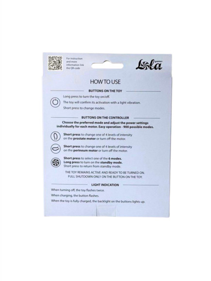 Синий массажер простаты с двумя моторами P-Bliss Синий массажер простаты с двумя моторами P-Bliss