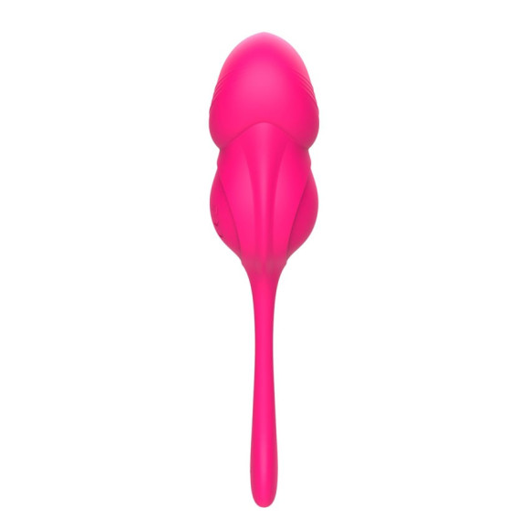 Розовое фаллическое виброяйцо с пультом ДУ Розовое фаллическое виброяйцо с пультом ДУ