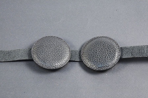 Чёрные кожаные очки-шоры Слепец Чёрные кожаные очки-шоры Слепец