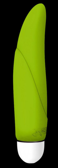 Зелёный вибратор Florus Comfort - 13,5 см. Зелёный вибратор Florus Comfort - 13,5 см.