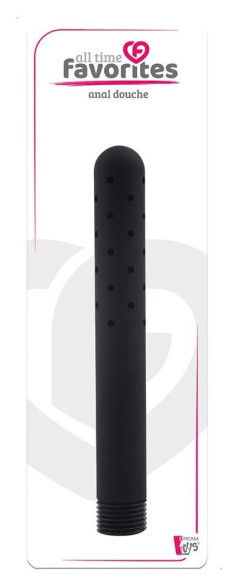 Черная насадка для анального душа ANAL DOUCHE - 15 см. Черная насадка для анального душа ANAL DOUCHE - 15 см.