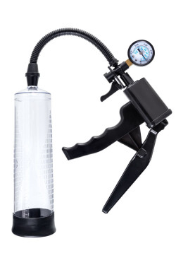 Прозрачная механическая помпа для пениса Viggo Прозрачная механическая помпа для пениса Viggo