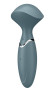 Серый вибромассажер Mini Wand-er - 16 см. Серый вибромассажер Mini Wand-er - 16 см.