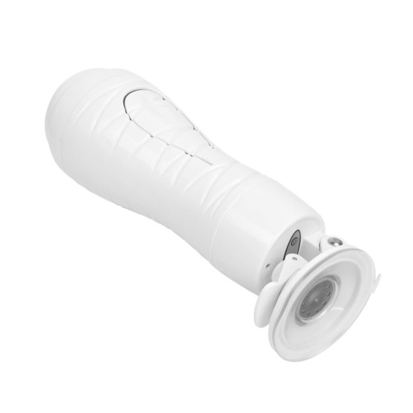 Мастурбатор-вагина Flora White с присоской и 12 режимами вибрации Мастурбатор-вагина Flora White с присоской и 12 режимами вибрации