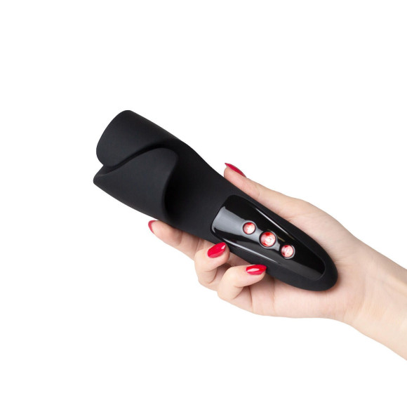 Черный вибромастурбатор с пульсацией Apollo Черный вибромастурбатор с пульсацией Apollo