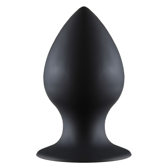 Чёрная анальная пробка Thick Anal Plug Medium - 9,5 см. Чёрная анальная пробка Thick Anal Plug Medium - 9,5 см.