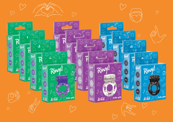 Бокс из 12 эрекционных колец Axle-pin Бокс из 12 эрекционных колец Axle-pin