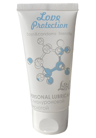 Увлажняющий лубрикант на водной основе Love Protection - 50 мл. Увлажняющий лубрикант на водной основе Love Protection - 50 мл.