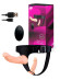 Женский страпон с 2 насадками, вибрацией и пультом ДУ Женский страпон с 2 насадками, вибрацией и пультом ДУ