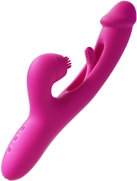 Розовый вибратор-кролик G Spot Ultra - 26,5 см. Розовый вибратор-кролик G Spot Ultra - 26,5 см.
