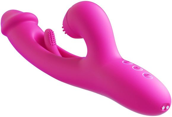 Розовый вибратор-кролик G Spot Ultra - 26,5 см. Розовый вибратор-кролик G Spot Ultra - 26,5 см.