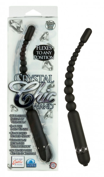 Гибкий вибратор Crystal Chic - 29 см.