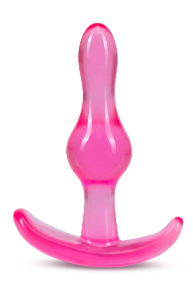 Розовая анальная пробка Curvy Anal Plug - 8,4 см. Розовая анальная пробка Curvy Anal Plug - 8,4 см.