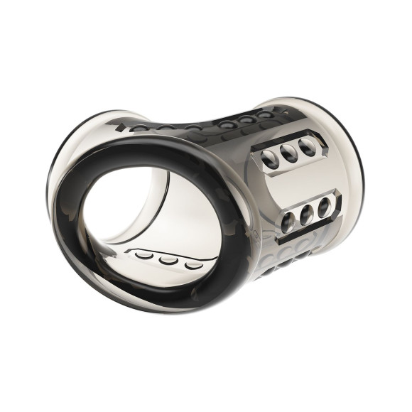 Дымчатая насадка на пенис и мошонку Дымчатая насадка на пенис и мошонку