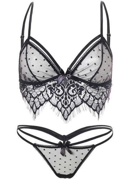 Комплект с лифом и стрингами BRA TOP, CHANTILLY LACE STRING Комплект с лифом и стрингами BRA TOP, CHANTILLY LACE STRING