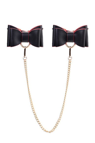 Черно-красный бондажный набор Bow-tie Черно-красный бондажный набор Bow-tie