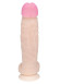 Крупный фаллоимитатор на присоске REAL Next №56 - 24 см.