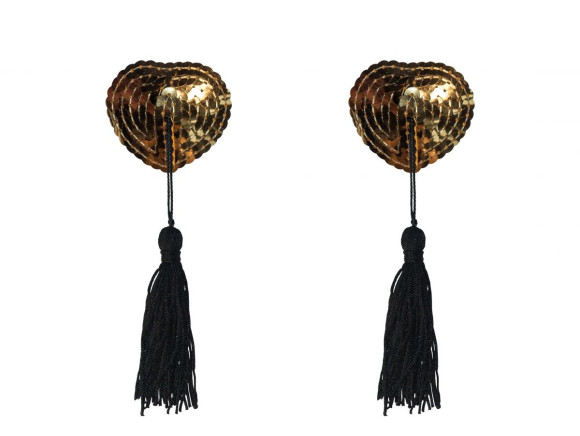 Золотистые пэстисы Gipsy с черными кисточками Золотистые пэстисы Gipsy с черными кисточками