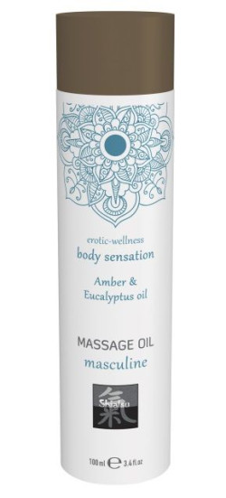 Массажное масло с ароматом амбры с добавлением эвкалиптового масла - 100 мл. Массажное масло с ароматом амбры с добавлением эвкалиптового масла - 100 мл.