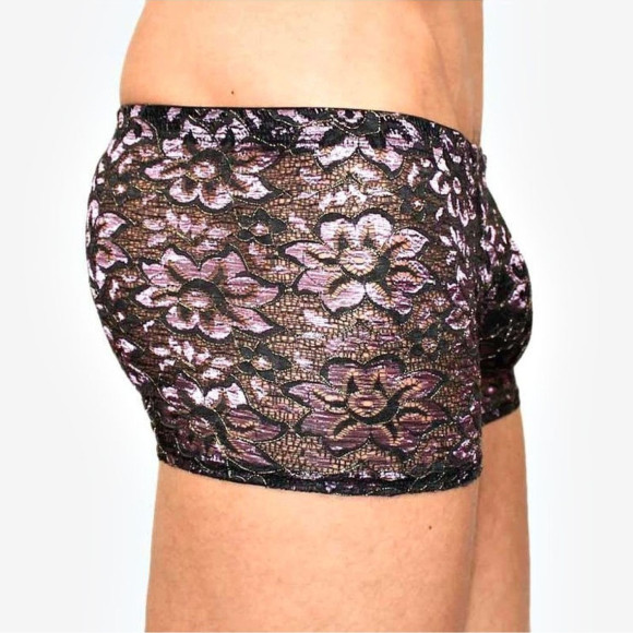 Мужские трусы-боксеры с контрастным цветочным узором Мужские трусы-боксеры с контрастным цветочным узором