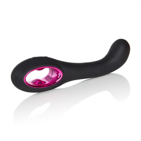 Чёрный стимулятор G-точки Coco licious Rechargeable Wand - 21,5 см. Чёрный стимулятор G-точки Coco licious Rechargeable Wand - 21,5 см.