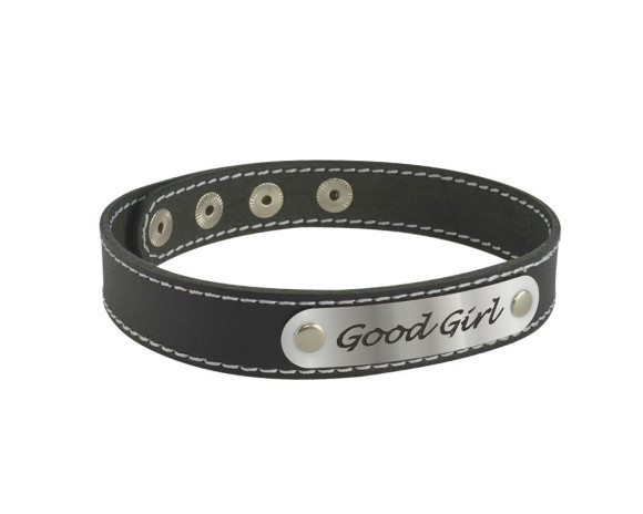 Чокер с белой строчкой Good Girl Чокер с белой строчкой Good Girl