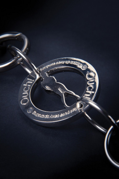 Чёрные кандалы Luxury с хлопковыми петлями Чёрные кандалы Luxury с хлопковыми петлями