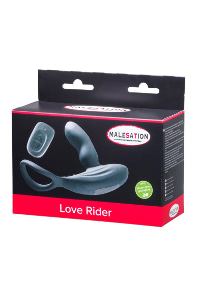 Стимулятор простаты с эрекционным кольцом Love Rider Стимулятор простаты с эрекционным кольцом Love Rider