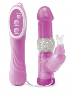 Розовый вибратор Rabbit Pearl Розовый вибратор Rabbit Pearl