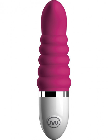 Розовый мини-вибромассажер MI AMOR - 9,5 см. Розовый мини-вибромассажер MI AMOR - 9,5 см.