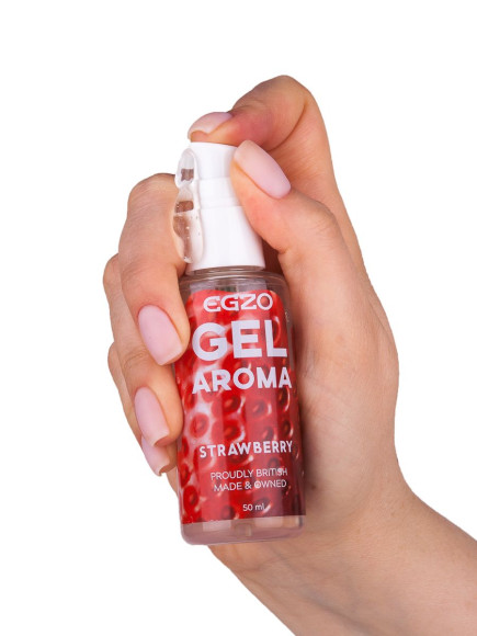 Интимный лубрикант Egzo Aroma с ароматом клубники - 50 мл. Интимный лубрикант Egzo Aroma с ароматом клубники - 50 мл.