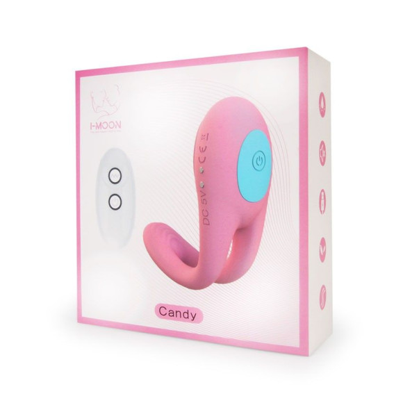 Розовое виброкольцо с пультом ДУ Розовое виброкольцо с пультом ДУ