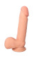 Телесный вибратор-реалистик на присоске с пультом ДУ - 20 см. Телесный вибратор-реалистик на присоске с пультом ДУ - 20 см.