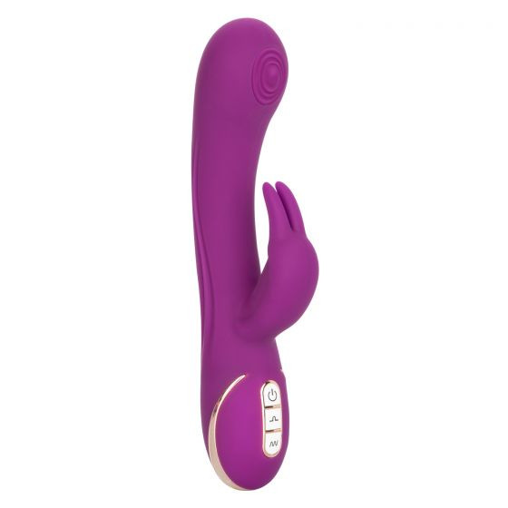 Фиолетовый вибратор-кролик Signature Silicone Thumping Rabbit с пульсирующим воздействием - 22,75 см. Фиолетовый вибратор-кролик Signature Silicone Thumping Rabbit с пульсирующим воздействием - 22,75 см.