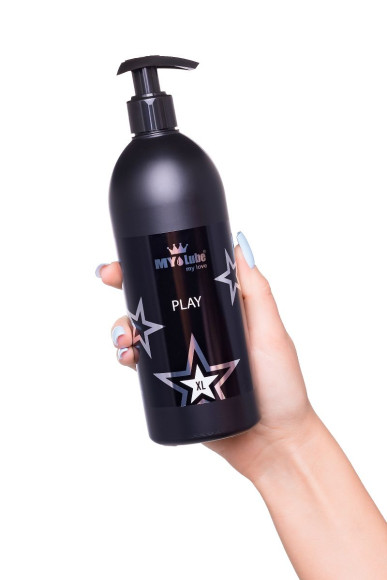 Лубрикант на водной основе для фистинга и использования с секс-игрушками MyLube PLAY XL - 500 мл. Лубрикант на водной основе для фистинга и использования с секс-игрушками MyLube PLAY XL - 500 мл.