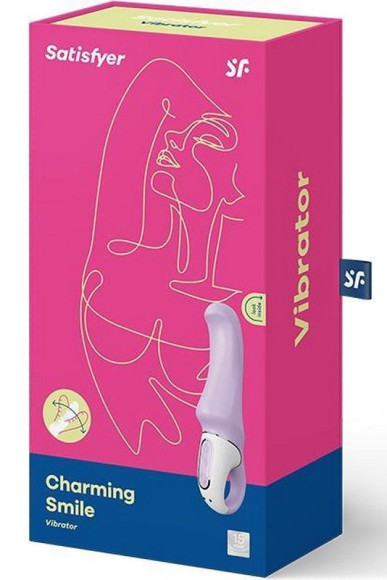 Сиреневый вибратор Satisfyer Charming Smile - 18,5 см. Сиреневый вибратор Satisfyer Charming Smile - 18,5 см.