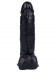 Черный фаллоимитатор-реалистик на присоске №4 - 17 см.