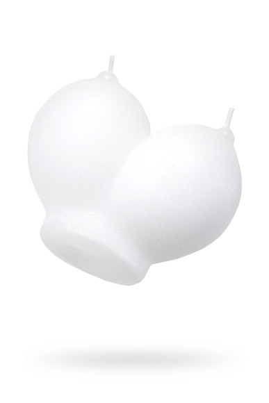 Белая сувенирная свеча «Сиськи» Белая сувенирная свеча «Сиськи»