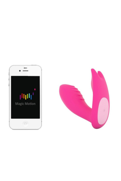 Розовый вагинально-клиторальный стимулятор MAGIC EIDOLON Розовый вагинально-клиторальный стимулятор MAGIC EIDOLON