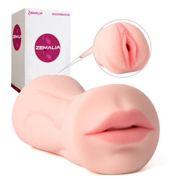 Двусторонний мастурбатор Debby - вагина и ротик Двусторонний мастурбатор Debby - вагина и ротик