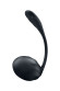 Черное виброяйцо Ribbed Petal с пультом ДУ Черное виброяйцо Ribbed Petal с пультом ДУ