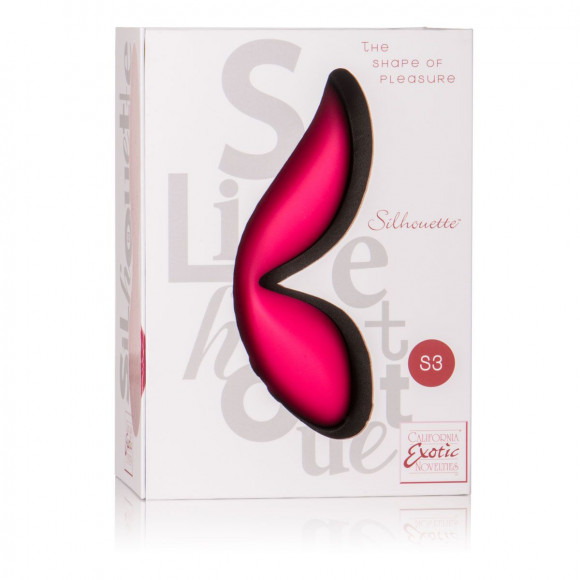 Красный вибромассажер Silhouette S3 - 12,75 см. Красный вибромассажер Silhouette S3 - 12,75 см.